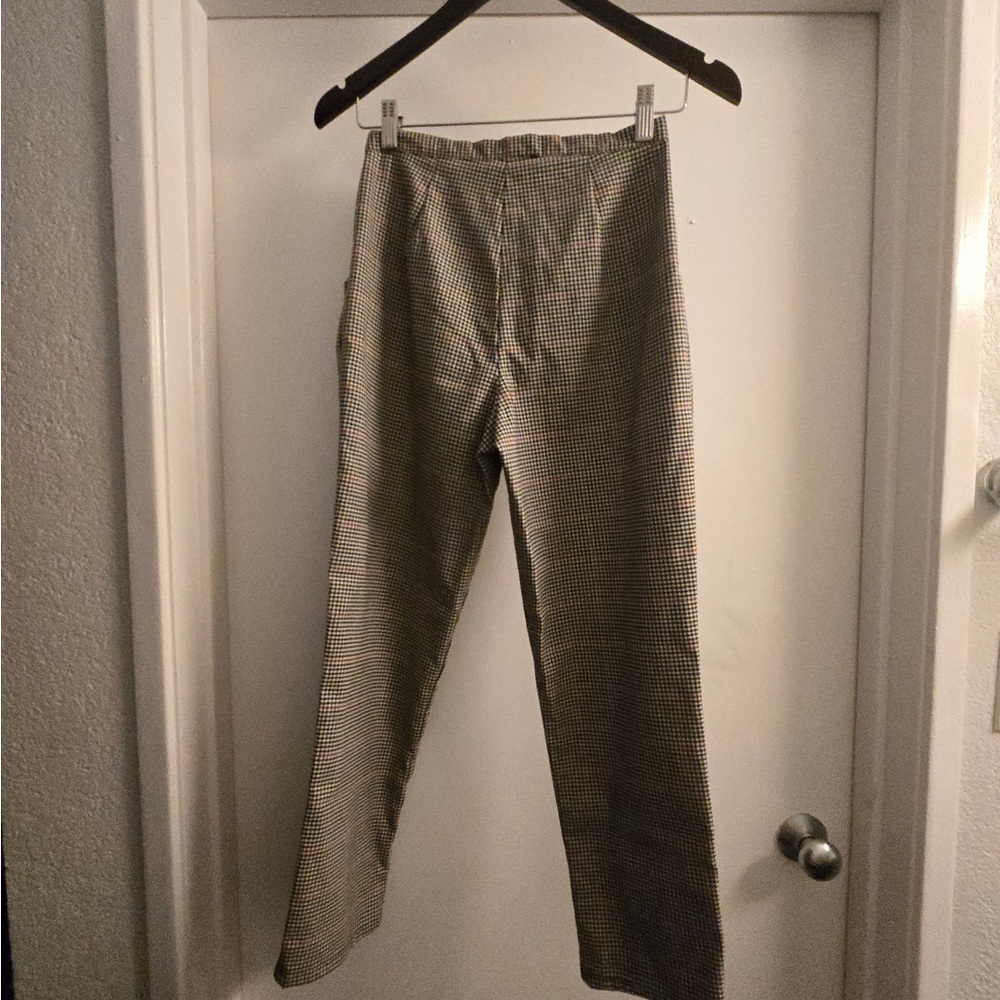 Urban Renewal Remnants High-Rise Plaid Trouser Pant, XS